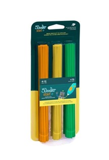 3Doodler n�pl� ECO-PCL pro 3D pero Start+ 75ks - oran�ov�, �lut�, zelen�