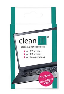 CLEAN IT čisticí roztok na notebooky s utěrkou 2x30ml