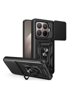 Tech-Protect CamShield zadn� kryt s krytkou kamery / stoj�nkem pro Xiaomi 15T Pro �ern�