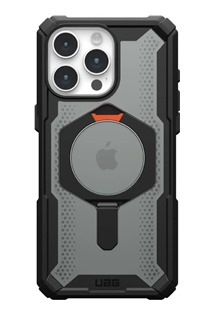UAG Plasma odolný zadní kryt se stojánkem a MagSafe magnety pro Apple iPhone 15 Pro Max černý / oranžový