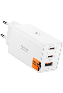 Spigen Essential 67W USB-C/USB-A nab�je�ka bez kabelu b�l� (EE673EU)