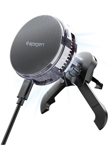 Spigen Essential Peltier magnetick� dr��k do ventilace s 25W bezdr�tov�m nab�jen�m �ern� (EV25MFAQ)