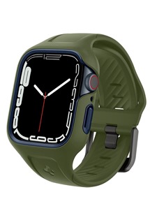 Spigen Liquid Air Pro pouzdro pro Apple Watch 45mm zelené