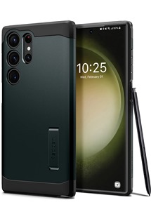 Spigen Tough Armor odoln zadn kryt pro Samsung Galaxy S23 Ultra zelen