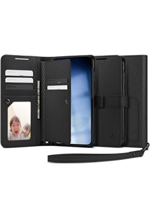 Spigen Wallet S Plus flipové pouzdro pro Samsung Galaxy S23+ černé