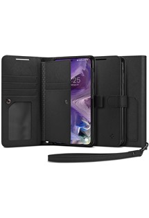 Spigen Wallet S Plus flipové pouzdro pro Samsung Galaxy S23 černé