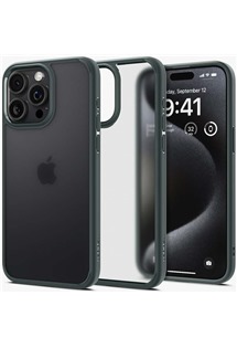 Spigen Ultra Hybrid zadn kryt pro Apple iPhone 15 Pro Max zelen/matn