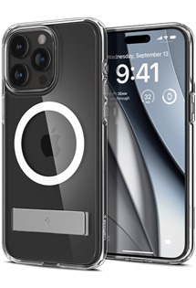 Spigen Ultra Hybrid S zadn� kryt se stoj�nkem a podporou MagSafe pro Apple iPhone 15 Pro Max �ir�