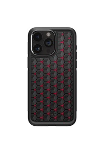 Spigen Cryo Armor zadn kryt s vylepenou ventilac pro Apple iPhone 15 Pro Max erven