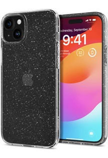 Spigen Liquid Crystal Glitter zadní kryt pro Apple iPhone 15 Plus čirý