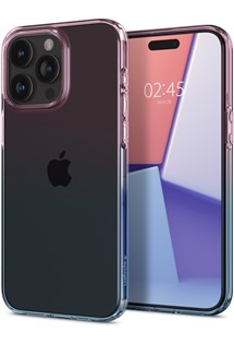 Spigen Liquid Crystal zadní kryt pro Apple iPhone 15 Pro růžový/modrý
