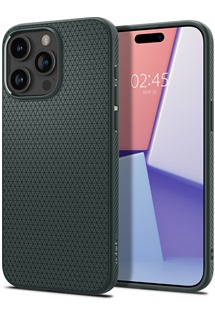 Spigen Liquid Air zadn kryt pro Apple iPhone 15 Pro zelen