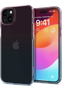 Spigen Liquid Crystal zadní kryt pro Apple iPhone 15 růžový/modrý