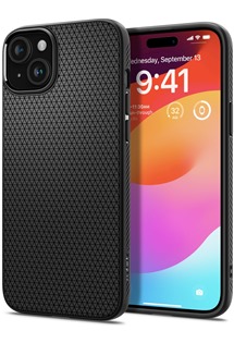 Spigen Liquid Air zadn kryt pro Apple iPhone 15 ern