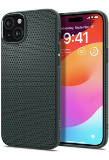Spigen Liquid Air zadn kryt pro Apple iPhone 15 zelen