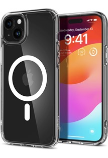 Spigen Ultra Hybrid Mag zadn� kryt s podporou MagSafe pro Apple iPhone 15 b�l�