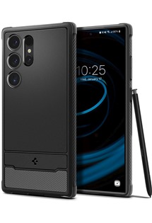 Spigen Rugged Armor odoln� zadn� kryt pro Samsung Galaxy S24 Ultra �ern�