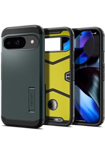 Spigen Tough Armor odoln� zadn� kryt pro Google Pixel 9 / 9 Pro zelen�