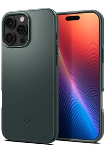 Spigen Thin Fit tenk� zadn� kryt s podporou MagSafe pro Apple iPhone 16 Pro Max zelen�