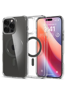 Spigen Ultra Hybrid zadn� kryt s podporou MagSafe pro Apple iPhone 16 Pro Max grafitov� �ed�