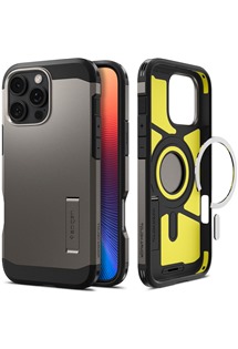 Spigen Tough Armor odoln� zadn� kryt s podporou MagSafe pro Apple iPhone 16 Pro Max �ed�