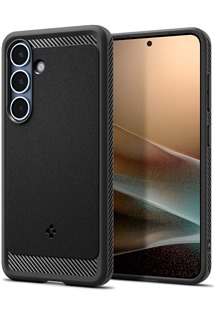 Spigen Rugged Armor odoln� zadn� kryt s podporou MagSafe pro Samsung Galaxy S25 �ern�