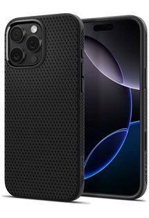 Spigen Liquid Air T zadn kryt s podporou MagSafe pro Apple iPhone 16 Pro ern