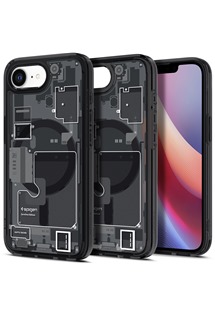 Spigen Ultra Hybrid Zero One zadn kryt s podporou MagSafe pro Apple iPhone 16e ern