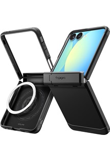 Spigen Tough Armor Pro odoln� zadn� kryt se stoj�nkem a MagSafe pro Samsung Galaxy Z Flip7 �ern�