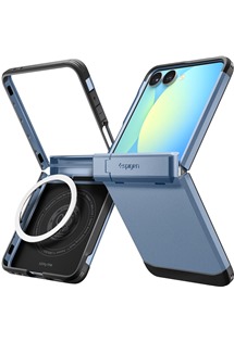Spigen Tough Armor Pro odoln� zadn� kryt se stoj�nkem a MagSafe pro Samsung Galaxy Z Flip7 modr�