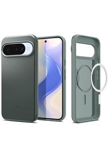 Spigen Thin Fit tenk zadn kryt s podporou MagSafe pro Google Pixel 10 / 10 Pro zelen