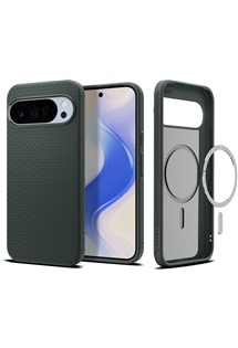 Spigen Liquid Air zadn� kryt s podporou MagSafe pro Google Pixel 10 Pro XL zelen�