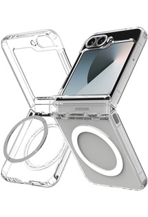 Spigen Ultra Hybrid Pro zadn� kryt s podporou MagSafe pro Samsung Galaxy Z Flip7 FE / Flip6 b�l�