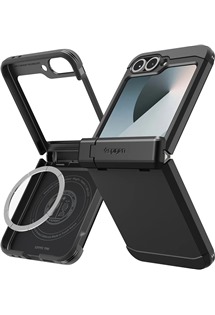 Spigen Tough Armor Pro odoln� zadn� kryt se stoj�nkem a MagSafe pro Samsung Galaxy Z Flip7 FE / Flip6 �ern�