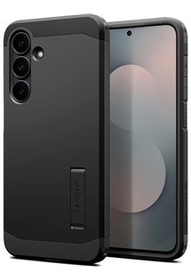 Spigen Tough Armor odoln zadn kryt se stojnkem a podporou MagSafe pro Samsung Galaxy S25 FE ern