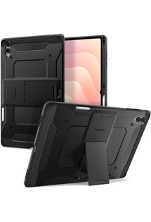 Spigen Tough Armor Pro odoln zadn kryt se zabudovanm stojnkem pro Samsung Galaxy Tab S11 Ultra ern