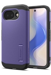Spigen Tough Armor odoln� zadn� kryt se stoj�nkem a podporou MagSafe pro Google Pixel 10a fialov�