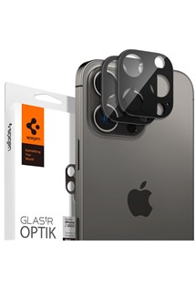Spigen Glass.tR Optik tvrzen sklo na oky fotoapartu pro Apple iPhone 16/15/14 Pro + 16/15/14 Pro Max 2ks ern