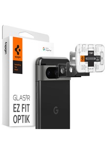 Spigen Glass.tR EZ Fit Optik tvrzené sklo na čočky fotoaparátu pro Google Pixel 8 2ks černé