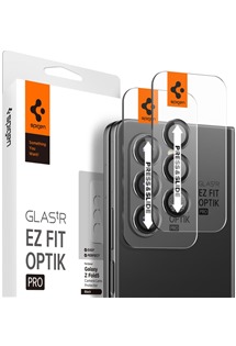 Spigen Glass.tR EZ Fit Optik Pro tvrzené sklo na čočky fotoaparátu pro Samsung Galaxy Z Fold5 2ks černé