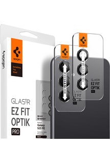 Spigen Glass.tR EZ Fit Optik Pro tvrzené sklo na čočky fotoaparátu pro Samsung Galaxy S23 FE 2ks černé