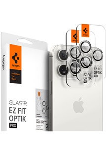 Spigen Glass.tR EZ Fit Optik Pro tvrzen sklo na oky fotoapartu pro Apple iPhone 17/16/15/14 Pro + 17/16/15/14 Pro Max 2ks bl