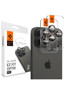 Spigen Glass.tR EZ Fit Optik Pro tvrzen sklo na oky fotoapartu pro Apple iPhone 17/16/15/14 Pro + 17/16/15/14 Pro Max 2ks hnd