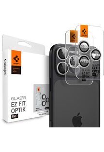 Spigen Glass.tR EZ Fit Optik Pro tvrzen sklo na oky fotoapartu pro Apple iPhone 17/16/15/14 Pro + 17/16/15/14 Pro Max 2ks stbrn