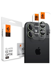 Spigen Glass.tR EZ Fit Optik Pro tvrzen sklo na oky fotoapartu pro Apple iPhone 17 2ks zelen