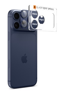 Spigen Glass.tR EZ Fit Optik Pro XL tvrzen� sklo na modul fotoapar�tu pro Apple iPhone 17 Pro Max modr�