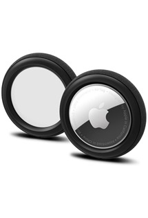 Spigen Silicone Fit pouzdro pro Apple AirTag černé 2ks