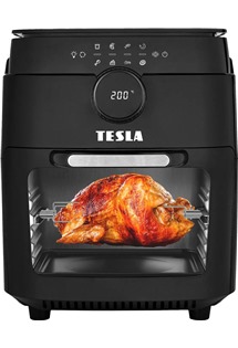 TESLA AirCook & Grill QG800 WiFi horkovzdu�n� frit�za s grilem �ern�