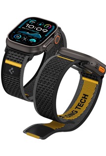 Spigen Athlex Air Active nylonov emnek pro Apple Watch 44 / 45 / 46 / 49mm ern