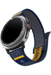 Spigen Athlex Air Active nylonov emnek pro Samsung Galaxy Watch8 / Watch8 Classic modr